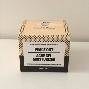 NWT peace out acne gel moisturizer